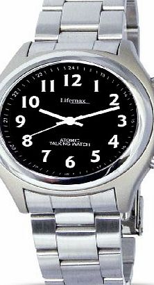 Lifemax SALE - RNIB Talking Atomic Watch - Metallic Bracelet with clasp [Electronics]